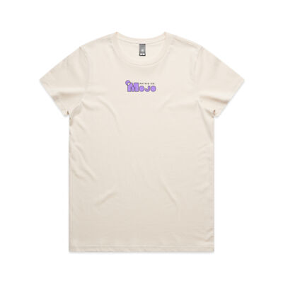 Women's Simple Tee - Purple Logo Thumbnail